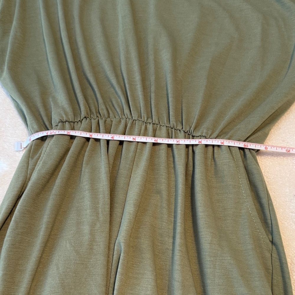Olive Green Jumpsuit - Picture 9 of 11